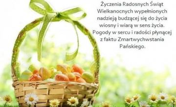 Serdeczne życzenia z okazji Świąt Wielkanocnych